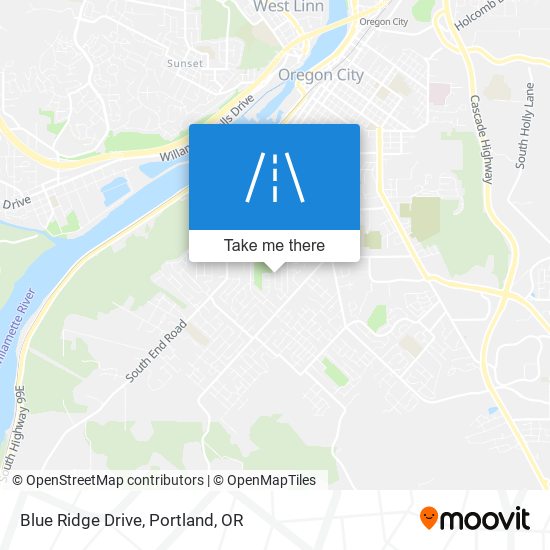 Blue Ridge Drive map