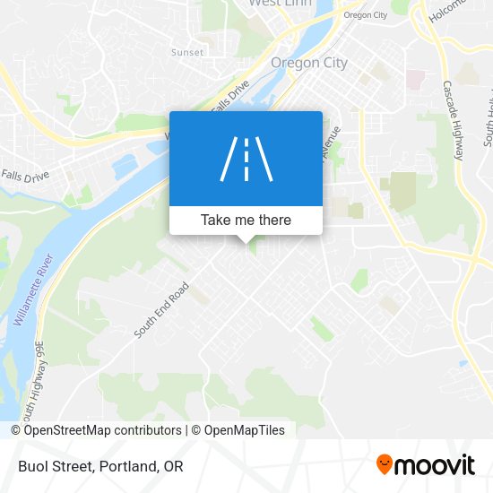 Mapa de Buol Street