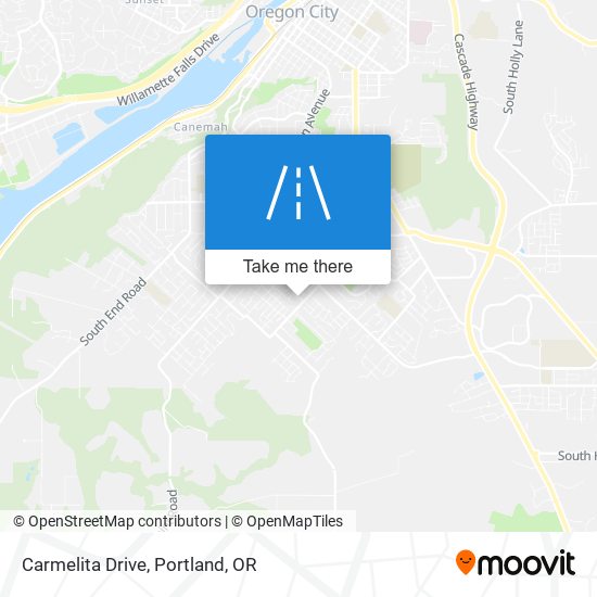Carmelita Drive map