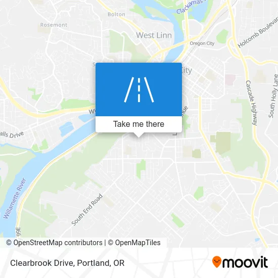 Clearbrook Drive map