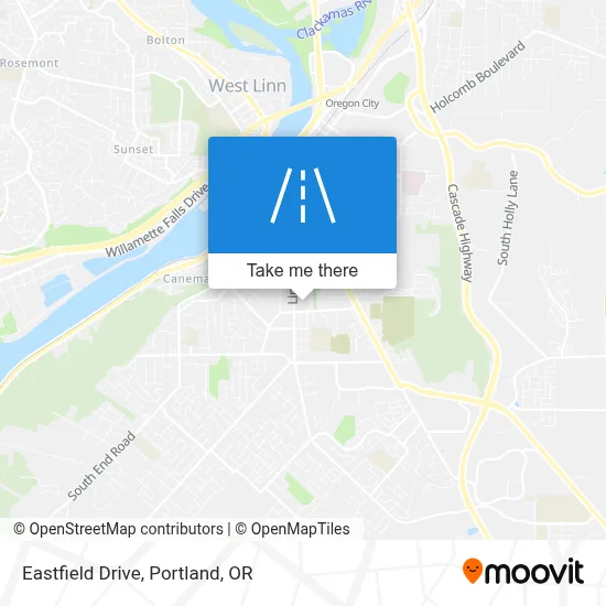 Eastfield Drive map