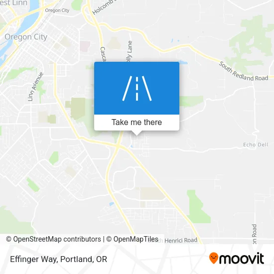 Effinger Way map