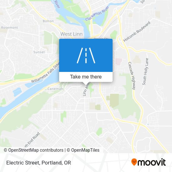 Mapa de Electric Street