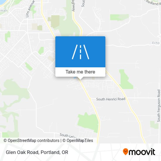 Mapa de Glen Oak Road