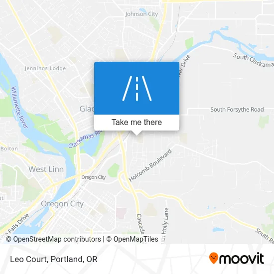Leo Court map