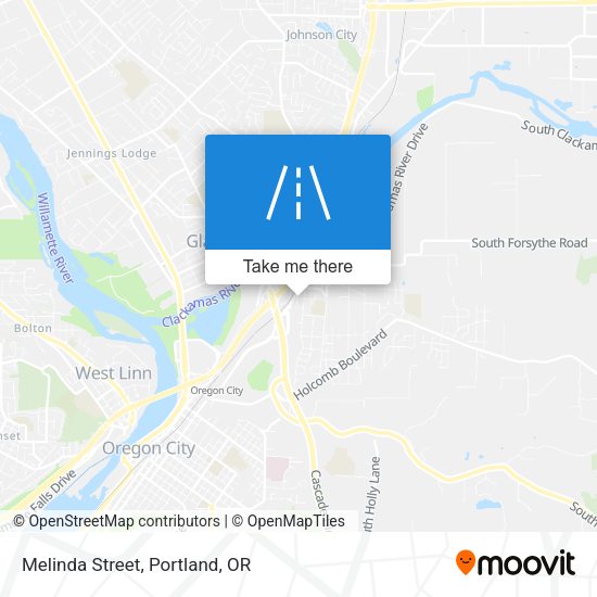 Mapa de Melinda Street