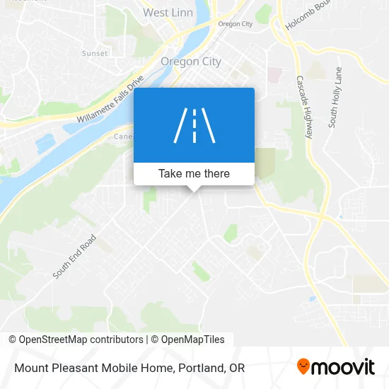 Mount Pleasant Mobile Home map