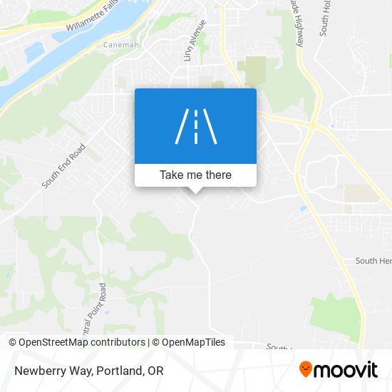 Newberry Way map