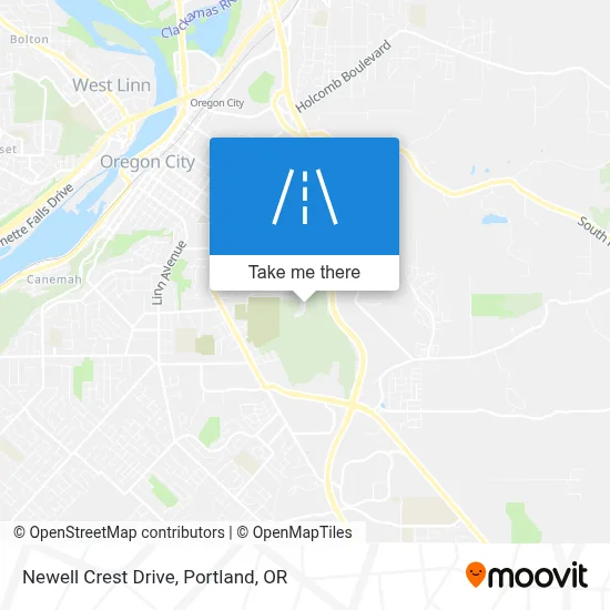 Newell Crest Drive map