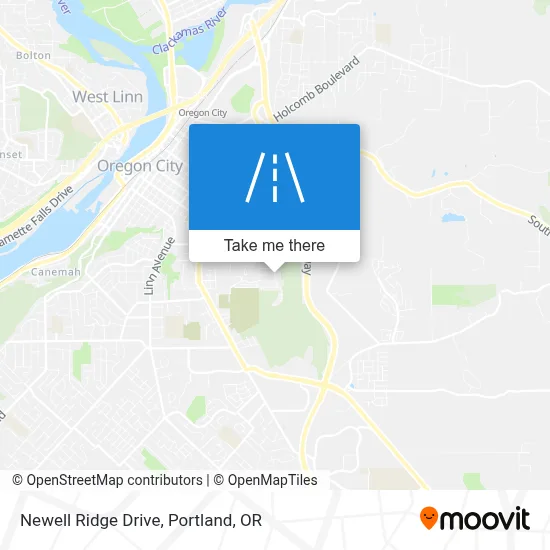 Newell Ridge Drive map