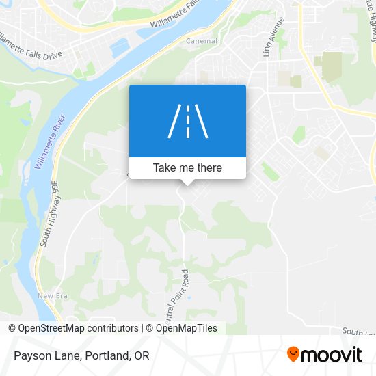 Payson Lane map