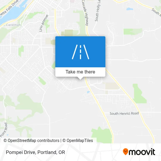 Pompei Drive map