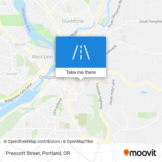 Prescott Street map