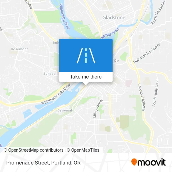 Promenade Street map