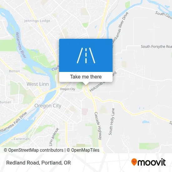 Redland Road map