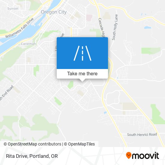 Rita Drive map