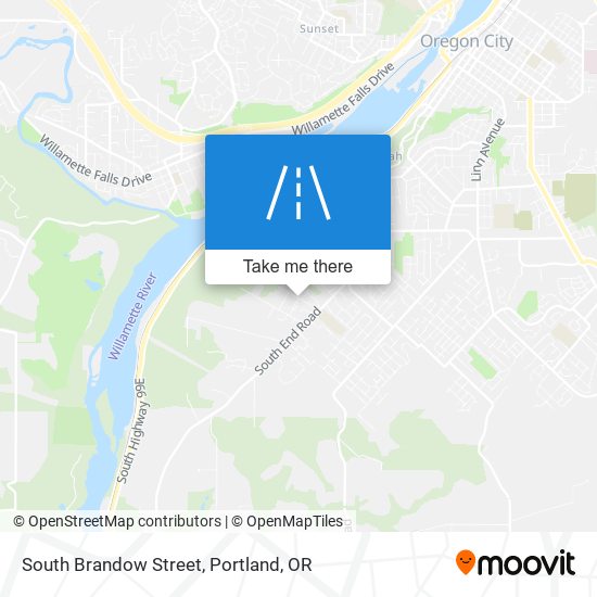 South Brandow Street map