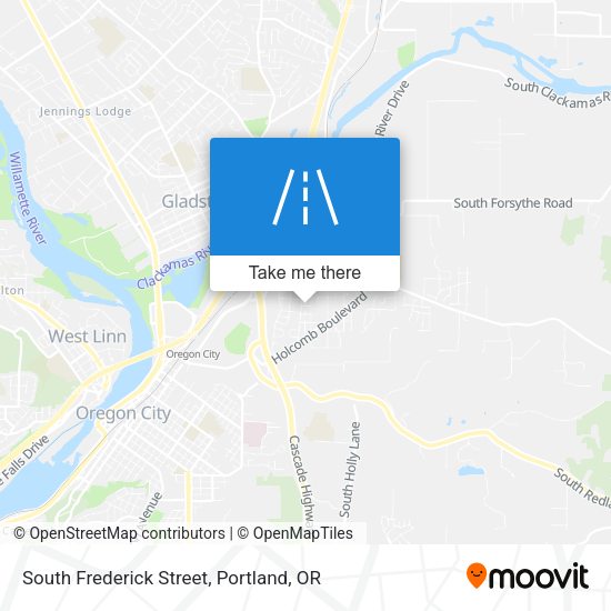 Mapa de South Frederick Street