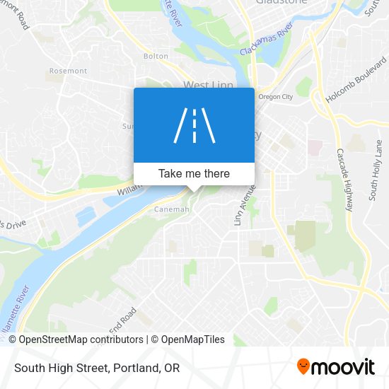 Mapa de South High Street