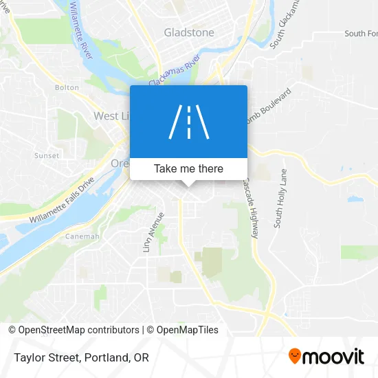 Taylor Street map