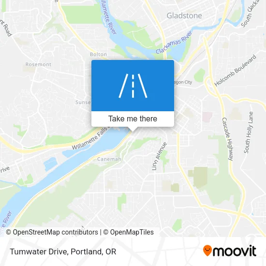 Tumwater Drive map