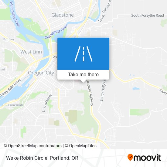 Mapa de Wake Robin Circle