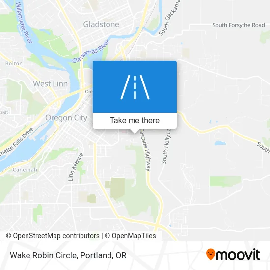 Wake Robin Circle map