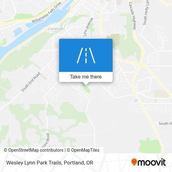 Wesley Lynn Park Trails map