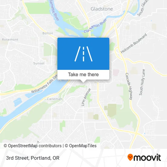 3rd Street map