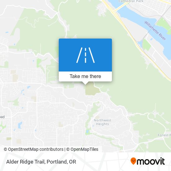 Mapa de Alder Ridge Trail