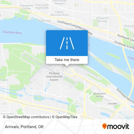 Arrivals map