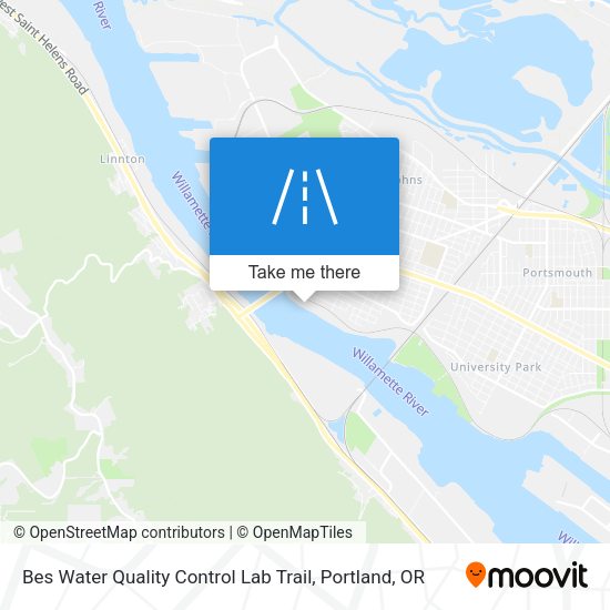 Mapa de Bes Water Quality Control Lab Trail