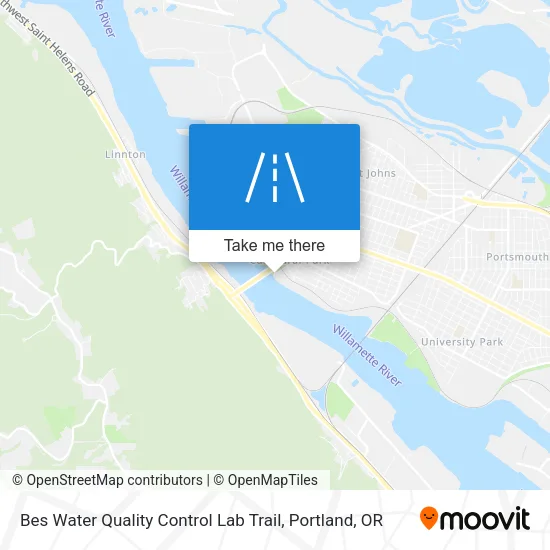 Bes Water Quality Control Lab Trail map