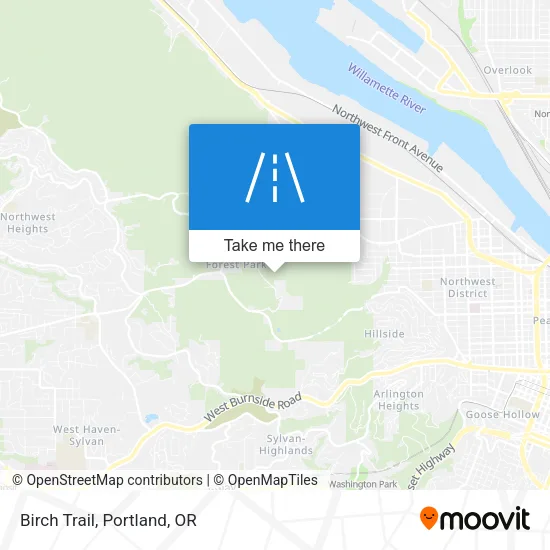 Mapa de Birch Trail