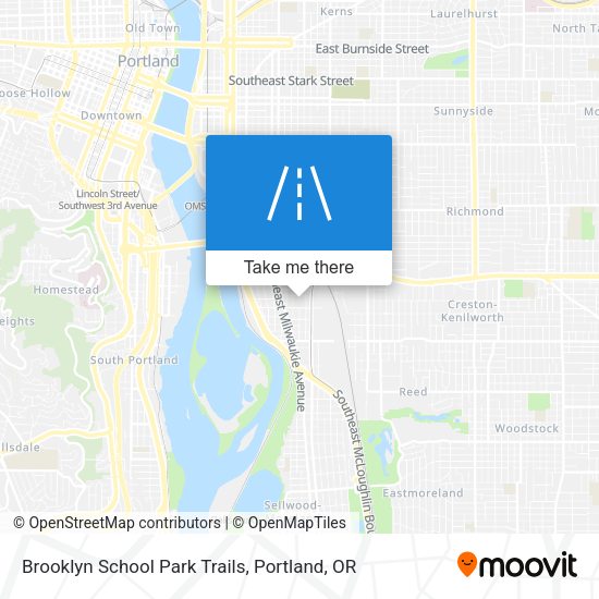 Mapa de Brooklyn School Park Trails