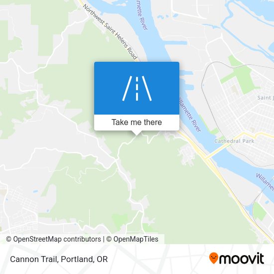 Mapa de Cannon Trail