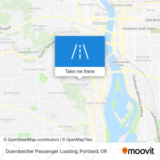 Mapa de Doernbecher Passenger Loading