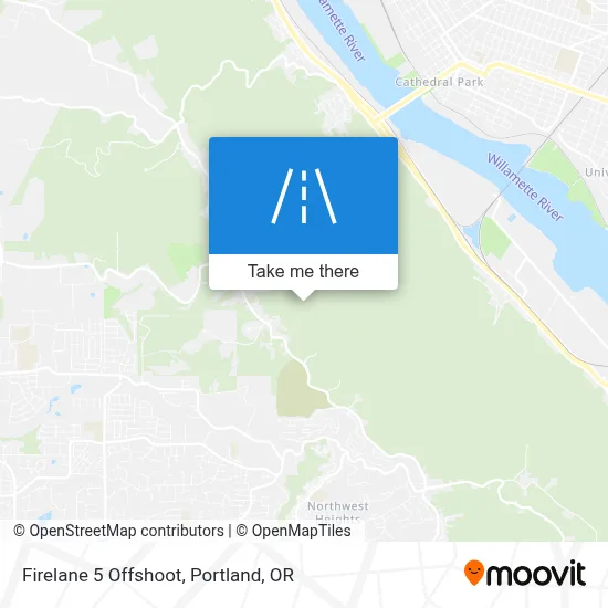 Firelane 5 Offshoot map