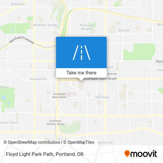 Floyd Light Park Path map
