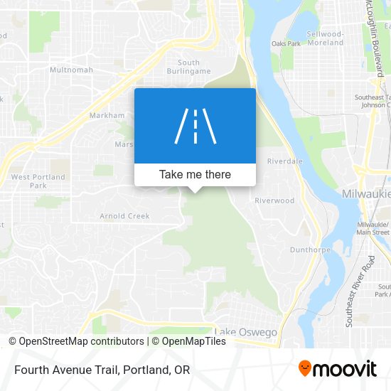 Mapa de Fourth Avenue Trail