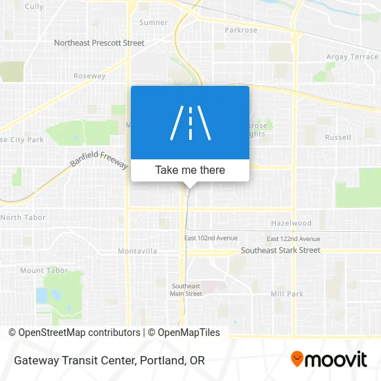 Gateway Transit Center map