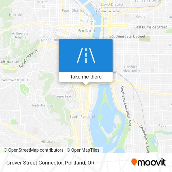 Mapa de Grover Street Connector