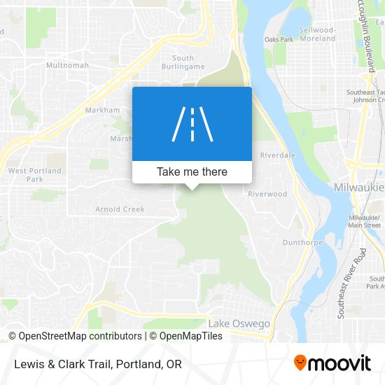 Mapa de Lewis & Clark Trail