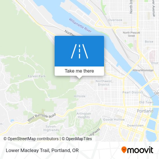 Lower Macleay Trail map