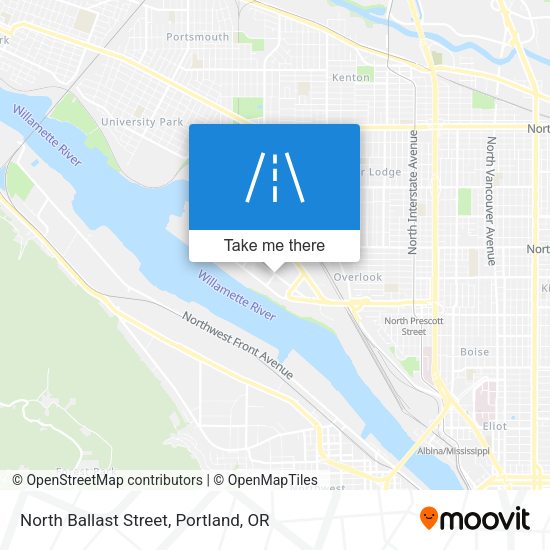 North Ballast Street map