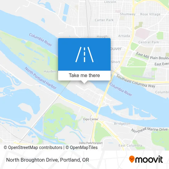 North Broughton Drive map