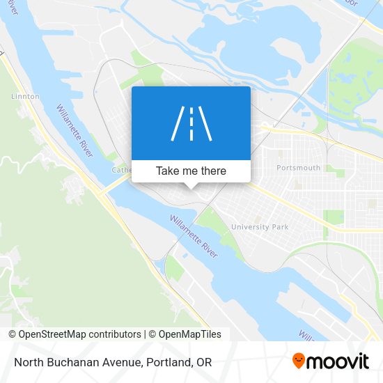 Mapa de North Buchanan Avenue