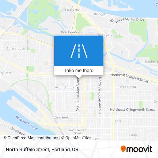 North Buffalo Street map