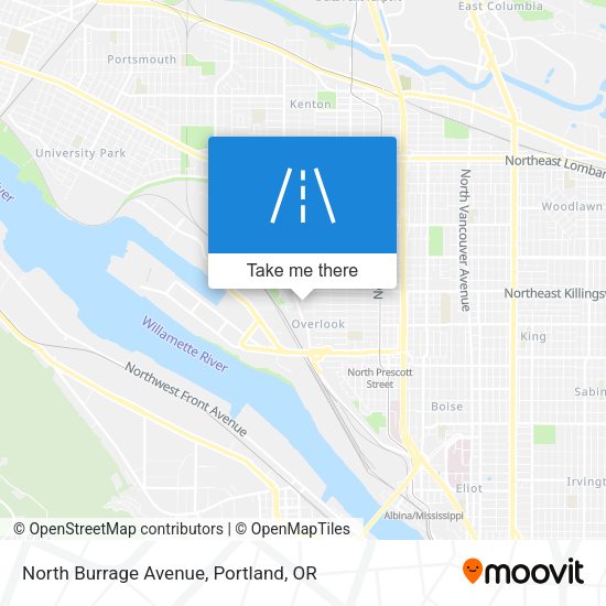 Mapa de North Burrage Avenue