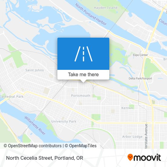 Mapa de North Cecelia Street